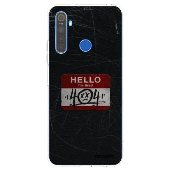 Picasee silikonowe przeźroczyste etui na Realme 5 - HELLO 404