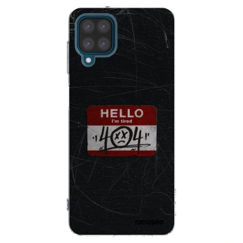 Picasee silikonowe przeźroczyste etui na Samsung Galaxy A12 A125F - HELLO 404