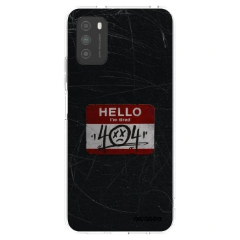 Picasee silikonowe przeźroczyste etui na Xiaomi Poco M3 - HELLO 404