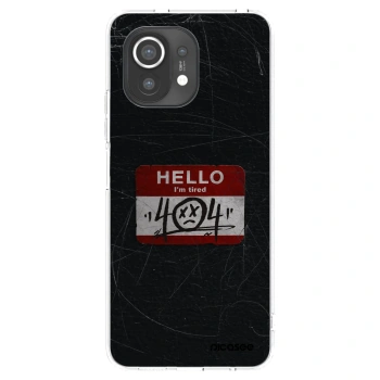 Picasee silikonowe przeźroczyste etui na Xiaomi Mi 11 - HELLO 404