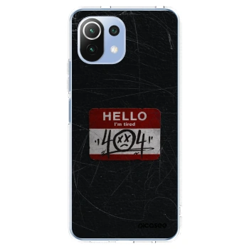 Picasee silikonowe przeźroczyste etui na Xiaomi Mi 11 Lite - HELLO 404