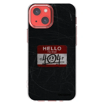 Picasee silikonowe przeźroczyste etui na Apple iPhone 13 mini - HELLO 404