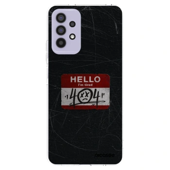 Picasee silikonowe przeźroczyste etui na Samsung Galaxy A32 4G SM-A325F - HELLO 404