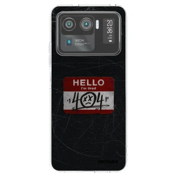 Picasee silikonowe przeźroczyste etui na Xiaomi Mi 11 Ultra - HELLO 404