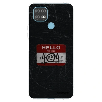 Picasee silikonowe przeźroczyste etui na Realme C21 - HELLO 404