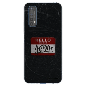 Picasee silikonowe przeźroczyste etui na Realme 7 - HELLO 404