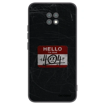 Picasee silikonowe czarne etui na Xiaomi Redmi Note 9T - HELLO 404
