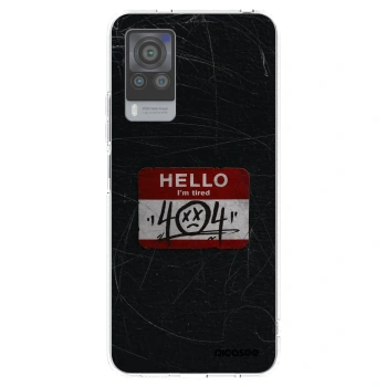 Picasee silikonowe przeźroczyste etui na Vivo X60 Pro 5G - HELLO 404