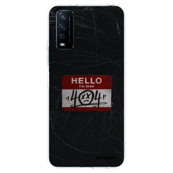 Picasee silikonowe przeźroczyste etui na Vivo Y11s - HELLO 404