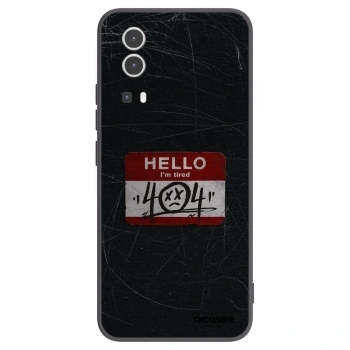 Picasee silikonowe czarne etui na Vivo Y72 5G - HELLO 404