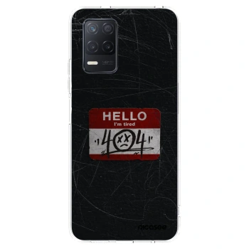 Picasee silikonowe przeźroczyste etui na Realme 8 5G - HELLO 404