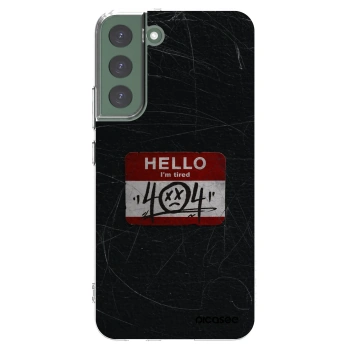 Picasee silikonowe przeźroczyste etui na Samsung Galaxy S22+ 5G - HELLO 404