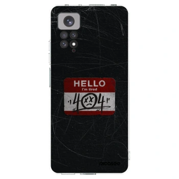 Picasee silikonowe przeźroczyste etui na Xiaomi Redmi Note 11S 4G - HELLO 404