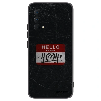 Picasee silikonowe czarne etui na Realme GT Master Edition 5G - HELLO 404