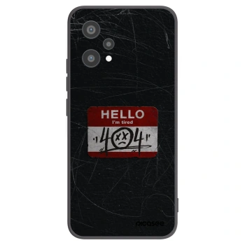 Picasee silikonowe czarne etui na Realme 9 Pro 5G - HELLO 404