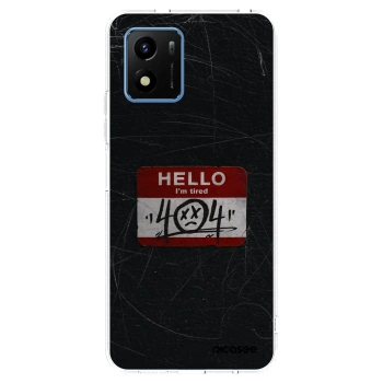 Picasee silikonowe przeźroczyste etui na Vivo Y01 - HELLO 404