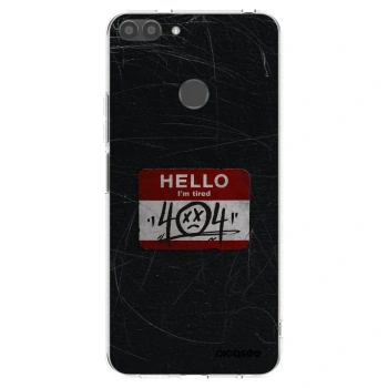 Picasee silikonowe przeźroczyste etui na Huawei P Smart - HELLO 404