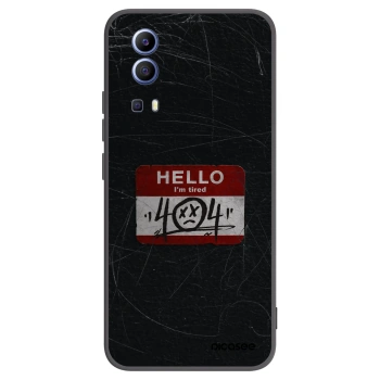 Picasee silikonowe czarne etui na Vivo Y52 5G - HELLO 404