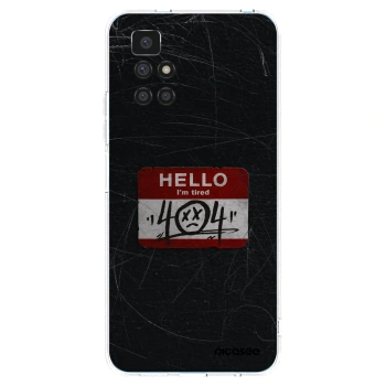Picasee silikonowe przeźroczyste etui na Xiaomi Redmi 10 (2022) - HELLO 404