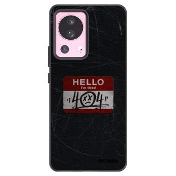 Picasee silikonowe czarne etui na Xiaomi 13 Lite - HELLO 404
