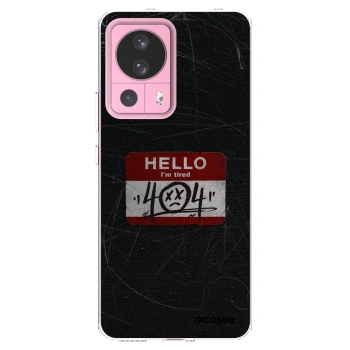 Picasee silikonowe przeźroczyste etui na Xiaomi 13 Lite - HELLO 404
