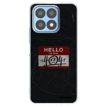 Picasee silikonowe przeźroczyste etui na Honor X8a - HELLO 404