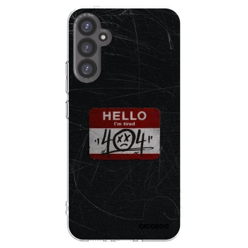 Picasee silikonowe przeźroczyste etui na Samsung Galaxy A34 5G A346B - HELLO 404