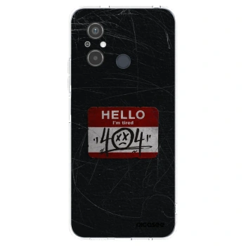 Picasee silikonowe przeźroczyste etui na Xiaomi Redmi 12C - HELLO 404