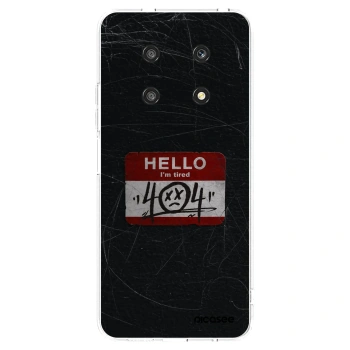 Picasee silikonowe przeźroczyste etui na Honor Magic4 Lite 5G - HELLO 404