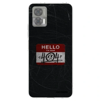 Picasee silikonowe przeźroczyste etui na Motorola Edge 30 Neo - HELLO 404