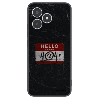 Picasee silikonowe czarne etui na Realme C53 - HELLO 404