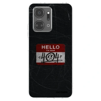 Picasee silikonowe przeźroczyste etui na Honor X7a - HELLO 404