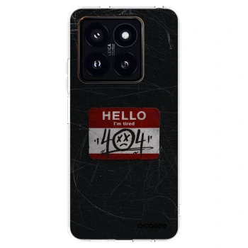 Picasee silikonowe przeźroczyste etui na Xiaomi 14 Pro - HELLO 404