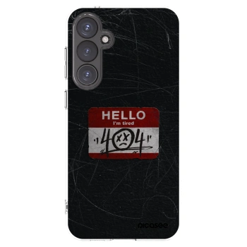 Picasee silikonowe przeźroczyste etui na Samsung Galaxy S23 FE S711B - HELLO 404