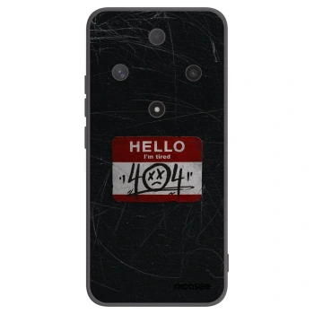 Picasee silikonowe czarne etui na Honor Magic6 Lite 5G - HELLO 404