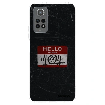 Picasee silikonowe przeźroczyste etui na Xiaomi Redmi Note 12 Pro 4G - HELLO 404