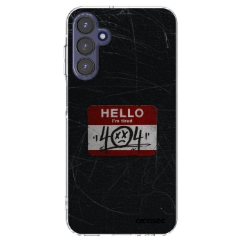 Picasee silikonowe przeźroczyste etui na Samsung Galaxy A15 A155F 4G - HELLO 404