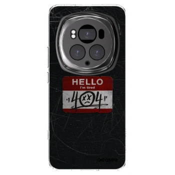 Picasee silikonowe przeźroczyste etui na Honor Magic6 Pro - HELLO 404