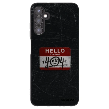 Picasee silikonowe czarne etui na Samsung Galaxy A05s A057G - HELLO 404