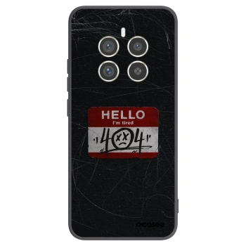 Picasee silikonowe czarne etui na Realme 12 Pro 5G - HELLO 404