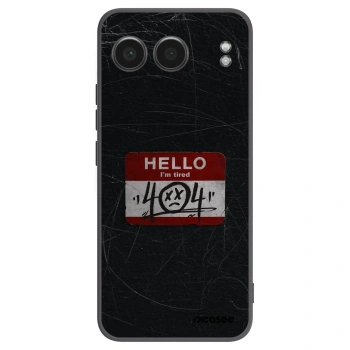Picasee silikonowe czarne etui na OnePlus Nord 4 - HELLO 404
