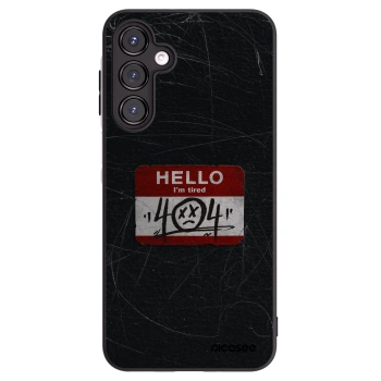 Picasee silikonowe czarne etui na Samsung Galaxy A16 5G - HELLO 404