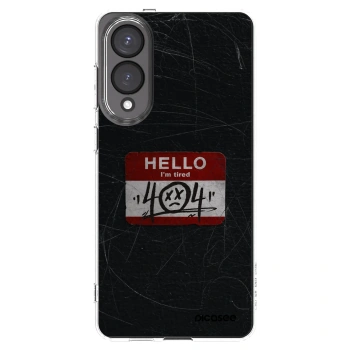 Picasee silikonowe przeźroczyste etui na Samsung Galaxy S25 Edge 5G - HELLO 404