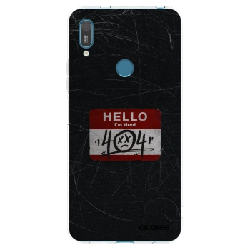 Picasee silikonowe przeźroczyste etui na Huawei Y7 2019 - HELLO 404