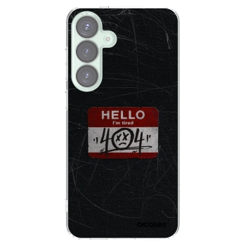 Picasee silikonowe przeźroczyste etui na Samsung Galaxy S25+ 5G - HELLO 404