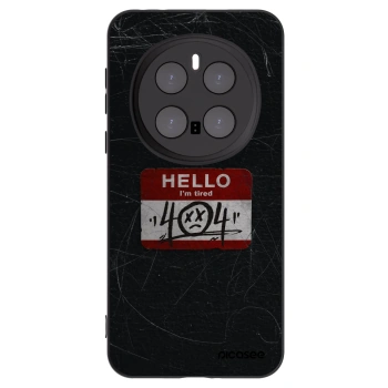 Picasee silikonowe czarne etui na Honor Magic7 Pro 5G - HELLO 404
