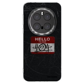 Picasee silikonowe przeźroczyste etui na Honor Magic7 Pro 5G - HELLO 404