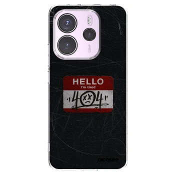 Picasee silikonowe przeźroczyste etui na Xiaomi Redmi Note 14 4G - HELLO 404