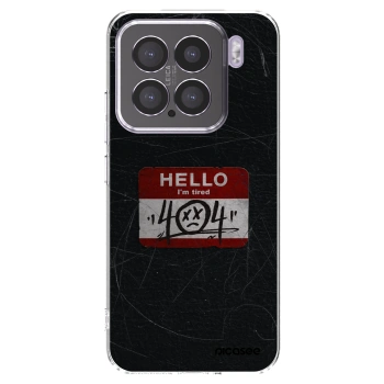 Picasee silikonowe przeźroczyste etui na Xiaomi 15 - HELLO 404