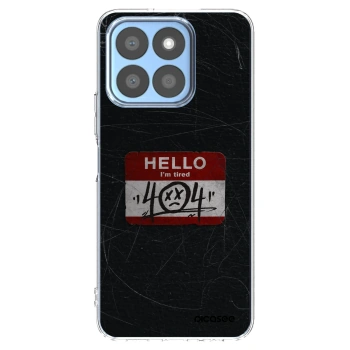 Picasee silikonowe przeźroczyste etui na Honor X8c - HELLO 404